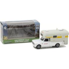 Imagem de Miniatura 1/64 Chevy C20 Cheyene 1968 Greenlight De Camping, Branco