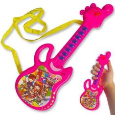 Imagem de Mini Guitarra Musical Brinquedo Infantil Guitarrinha Com Som