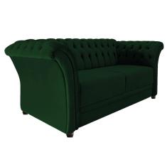Imagem de Namoradeira Chesterfield Sofia Suede Verde - Doce Sonho Móveis