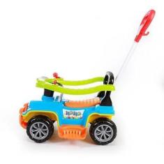 Imagem de Carrinho de Brinquedo Jip Jip Infantil Empurrador Colorido