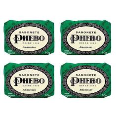 Imagem de Kit 4 Sabonete Em Barra 90G Amazonian Óleo De Palma Vegetal Hipoalergê