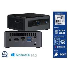 Imagem de Mini Pc Intel Core I3 -10110U 8Gb Ddr4 Ssd 240Gb Windows Pro