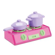 Imagem de Kit Cozinha Infantil Fogão E Panelinhas Silmar Brinquedos