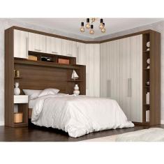 Imagem de Guarda Roupa Casal Modulado Brenda 4 Peças Móveis Arapongas