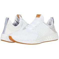 Imagem de New Balance Fresh Foam Cruz v1 Reissue, Munsell Branco/Prata Mink, 10 Wide