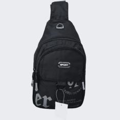 Imagem de Bolsa Mochila Bag Transversal Pochete Alça Única Saída USB