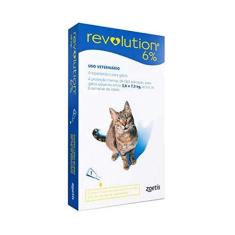 Imagem de Revolution 6% Azul, Bis 45mg 0,75ml Gatos Zoetis para Gatos