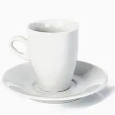 Imagem de Xicara de Chá c/ Pires em Porcelana 160ml Genova - Terramada