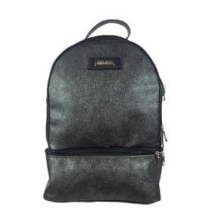 Imagem de Bolsa Mochila Média Shine Brilho Preto-Feminino