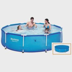 Imagem de Piscina Bestway 4678 Litros Estrutural Standard com capa 305 cm X 76 cm