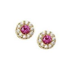 Imagem de Brinco Ouro 18k Com Zircônias