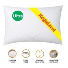 Imagem de Travesseiro 50x70 Fibra Siliconada Regulável