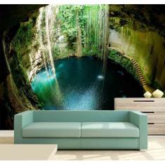 Imagem de Papel de Parede - Painel Fotográfico Cachoeira 3D 1M² na 056