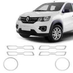 Imagem de Adesivo Moldura Kwid 2018 Até 2022 Aplique da Grade/Farol