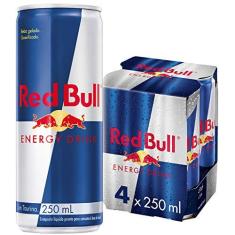 Imagem de Energético Red Bull Energy Drink Pack com 4 Latas de 250ml