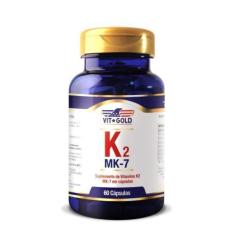 Imagem de Vitamina K2 Mk-7 (Menaquinona-7) 100Mcg Vitgold 60 Cápsulas