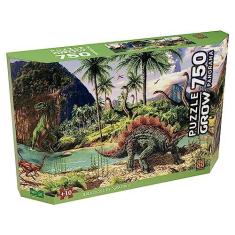 Imagem de Quebra-cabeça 750 peças Panorama Ilha dos Dinossauros - Grow