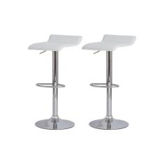 Imagem de Kit 2 Banquetas Tóquio Belo Horizonte Branca Base Giratória