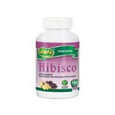 Imagem de Hibisco com Gengibre + Picolinato de Cromo - Unilife - 180 Comprimidos