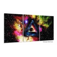 Imagem de Quadro Decorativo Trippy Collor Psicodélico 120x60 Sala