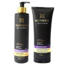Imagem de Kit Matizante Shampoo E Máscara Violeta Bio Extratus
