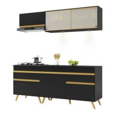 Imagem de Armário De Cozinha Compacta 190cm Com Leds Veneza Up Multimóveis V2031