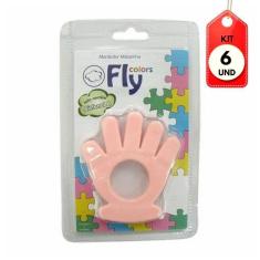 Imagem de Kit C-06 Fly Colors 504 Mãozinha Mordedor Silicone