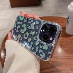 Imagem de Capa de telefone rígida transparente luxo Aurora Laser Glitter para iPhone 13 11 14 14 Plus 13 12 Pro Max 11 Capa macia transparente fofa, J, para iPhone 11ProMax