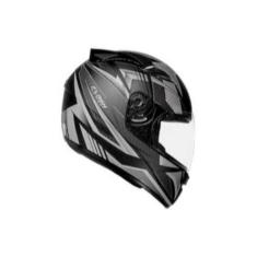Imagem de Capacete Masculino Ebf Spark New Spark Flash Prata Fosco Moto, Prata F