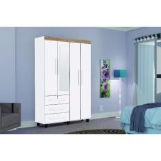 Imagem de Guarda Roupas 4 Portas Branco - Trinobel