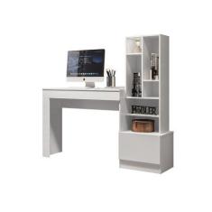Imagem de Mesa Escrivaninha Computador Gamer, Notebook Estante Livros - Mobler, 