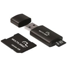 Imagem de Cartão de Memória Micro SD com Adaptador Multilaser 16 GB MC217