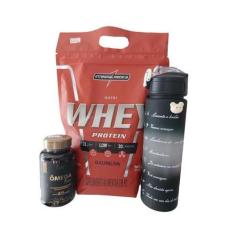 Imagem de 1 Kit Inetgral Medica - Whey Protein De Bauniha + Ômega - Integral Med
