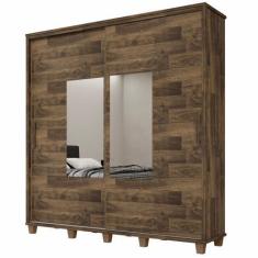 Imagem de Guarda Roupas Casal Com 02 Portas De Correr E 4 Gavetas Monte Carlo Rv