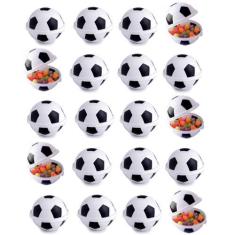 Imagem de Pote De Lembranças Festa Infantil Bola De Futebol Kit Com 20 - Plasúti