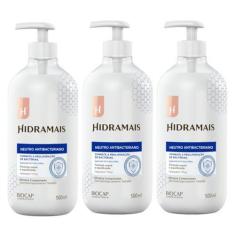 Imagem de Kit 3 Sabonete Gel Neutro Antibacteriano 500 Ml Hidramais