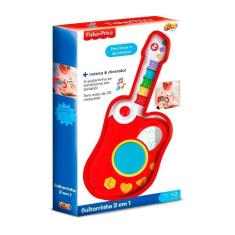 Imagem de Guitarra Infantil 3 Em 1- Vermelha - Fisher Price F00010 Fun