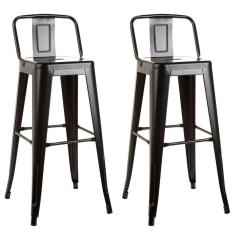 Imagem de Banqueta Alta Iron Tolix Kit Com 2