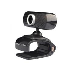 Imagem de Webcam Multilaser 480p, USB, com Microfone Integrado e Sensor CMOS - WC051