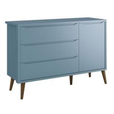Imagem de Cômoda Infantil Theo 1 Porta  com Pés Amadeirados – Reller
