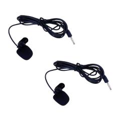 Imagem de Kit Microfone De Lapela C/Presilha PC Notebook Celular 2 Pçs
