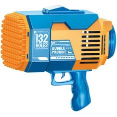 Imagem de Arminha Lançador Bolhas de Sabão - Luz LED - Bazooka - 132 Furos