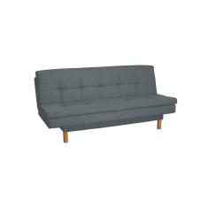 Imagem de Sofá Cama 3 Lugares Munique Veludo Cinza - Meu Estofado