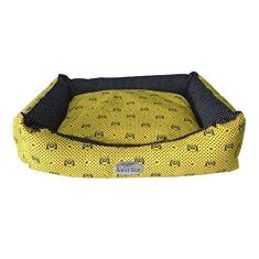 Imagem de MY PET BRASIL Cama Para Cachorros Pequeno(N°0) Cama Luxo Para Cães Coroa Lavável E Confortável Caminha Para Cães Amarelo