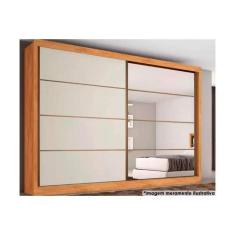 Imagem de Guarda Roupas 2 Portas de Correr  e 6 Gavetas c/ 1 Espelho Sevilha Per