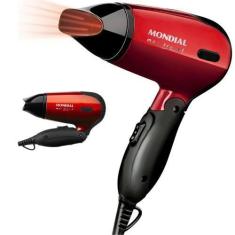 Imagem de Secador De Cabelo Mondial Mini P/ Viagem Portátil Dobravel