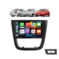 Imagem de Kit Multimidia Gol Voyage Saveiro G5 Carplay AndroidAuto 9 Pol BT USB 
