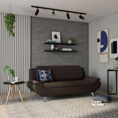 Imagem de Sofá 3 Lugares Nereu Café - Mobly