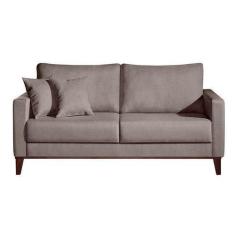 Imagem de Sofá 2 Lugares Kivik Linho Liso Caqui - Mobly