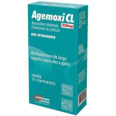 Imagem de Antibiótico Agener União Agemoxi CL 10 comprimidos - 250 mg
